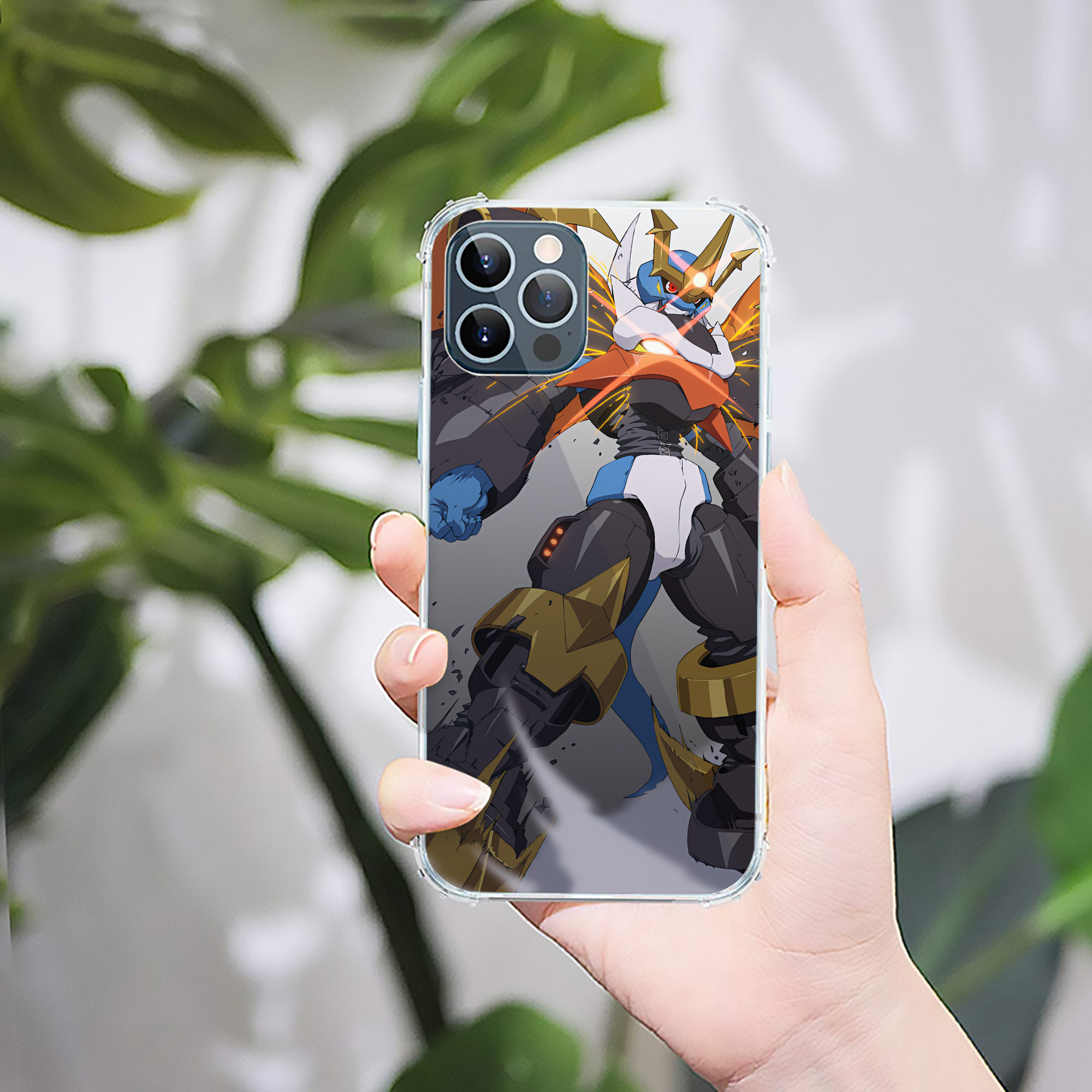 （画像用） Digimon デジタルモンスター/デジモン 【iPhone 12シリーズ対応】透明スマホケース（クリアソフトケース）